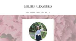 Desktop Screenshot of melissaalexandria.com